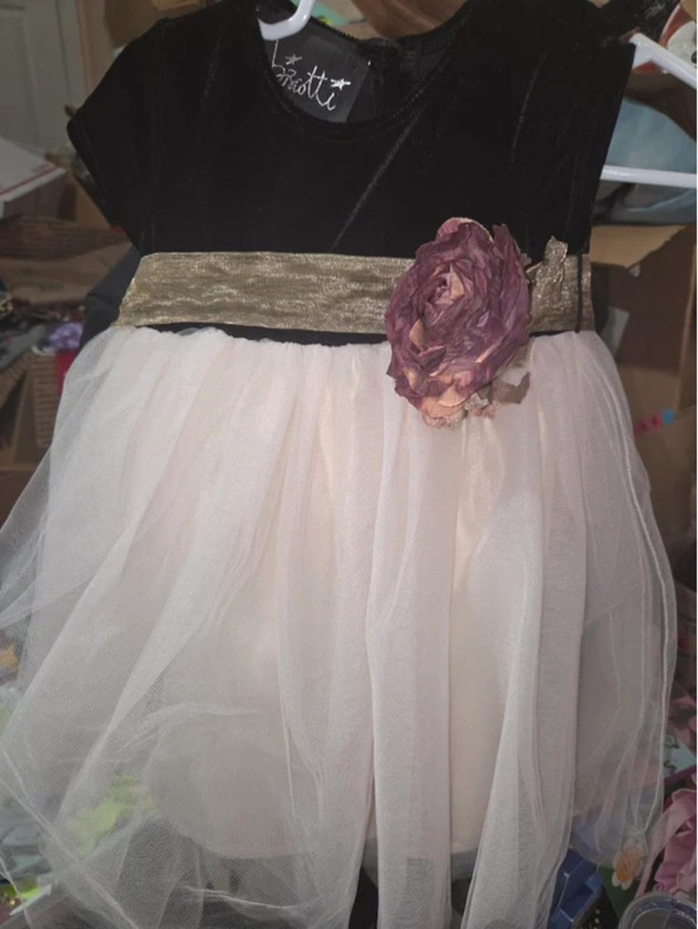 Dress with dried flower 12m